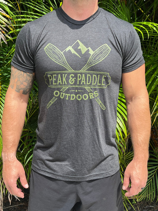 Peak & Paddle Charcoal T Shirt